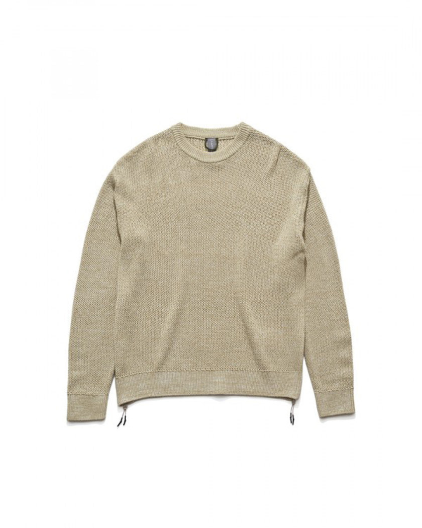22SS UNAFFECTED OVERSIZED CREWNECK KNIT YELLOW MENLANGE