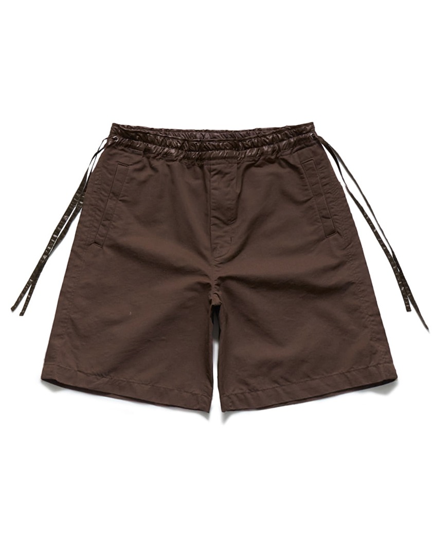 23SS UNAFFECTED RAW EDGED CUT EASY SHORTS PECAN