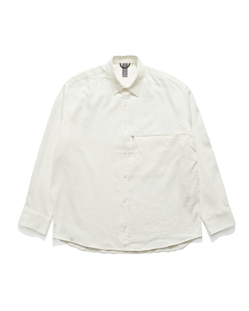 23FW UNAFFECTED DADDY SHIRT OFF WHITE